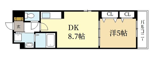 ルーミナス京田辺の物件間取画像